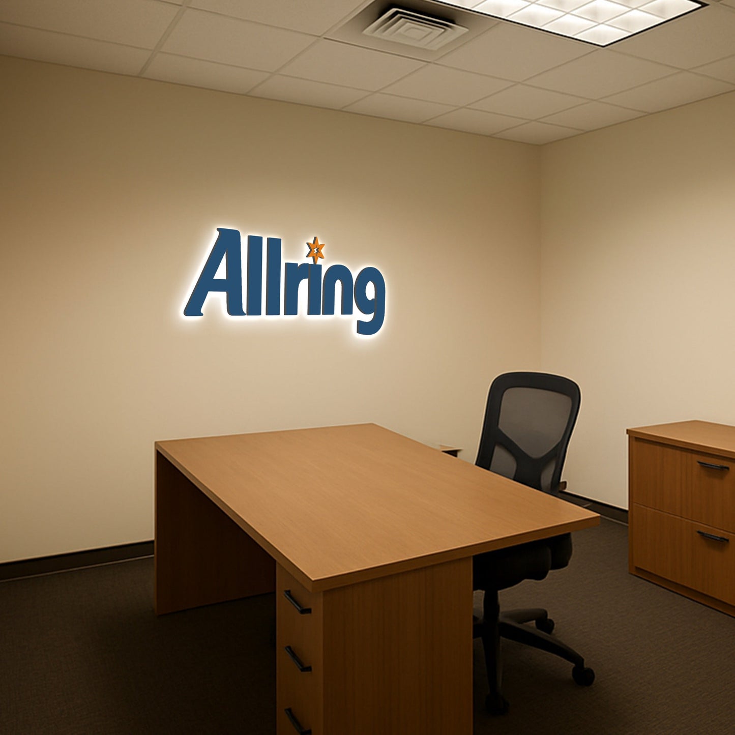 Custom 3D Metal Backlit Sign for Greta Chen - Nova Pro Signs