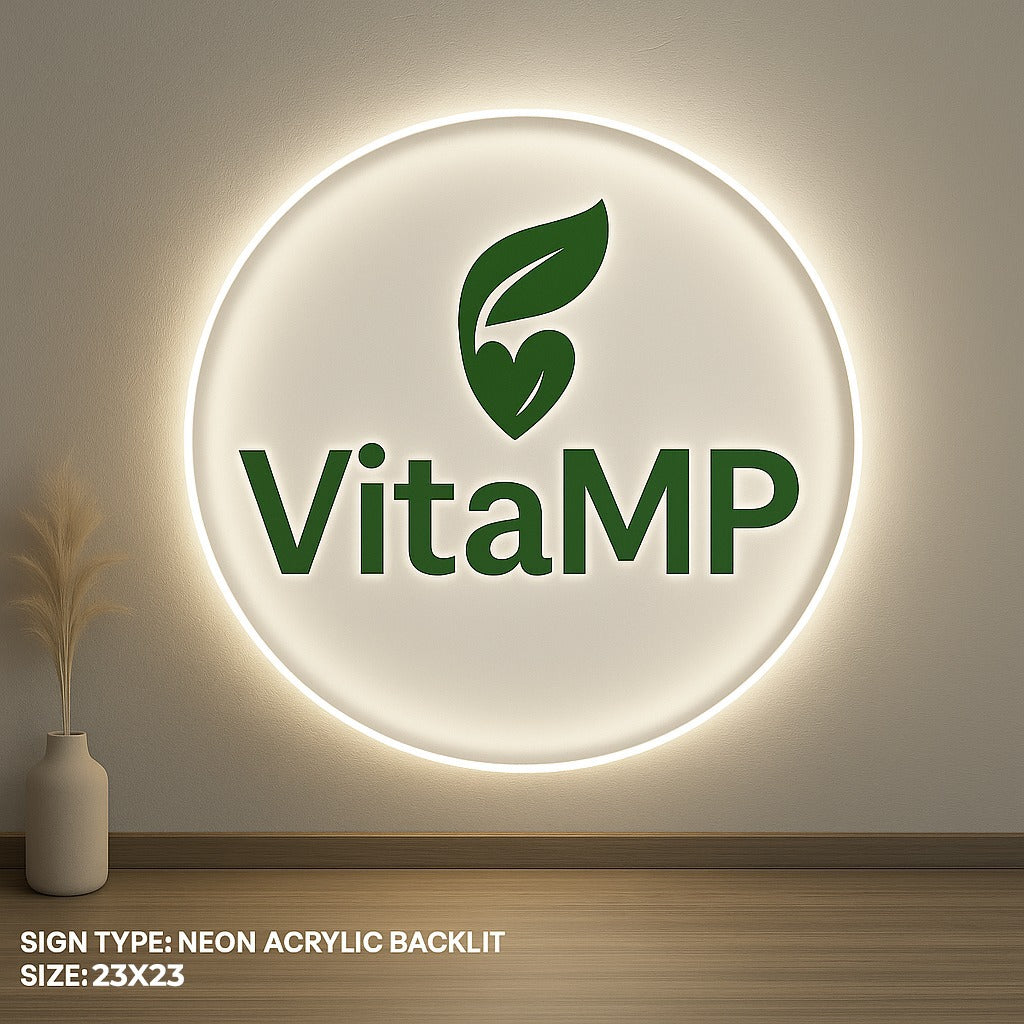 Custom Acrylic Backlit Sign For Munyrath Phay - Nova Pro Signs