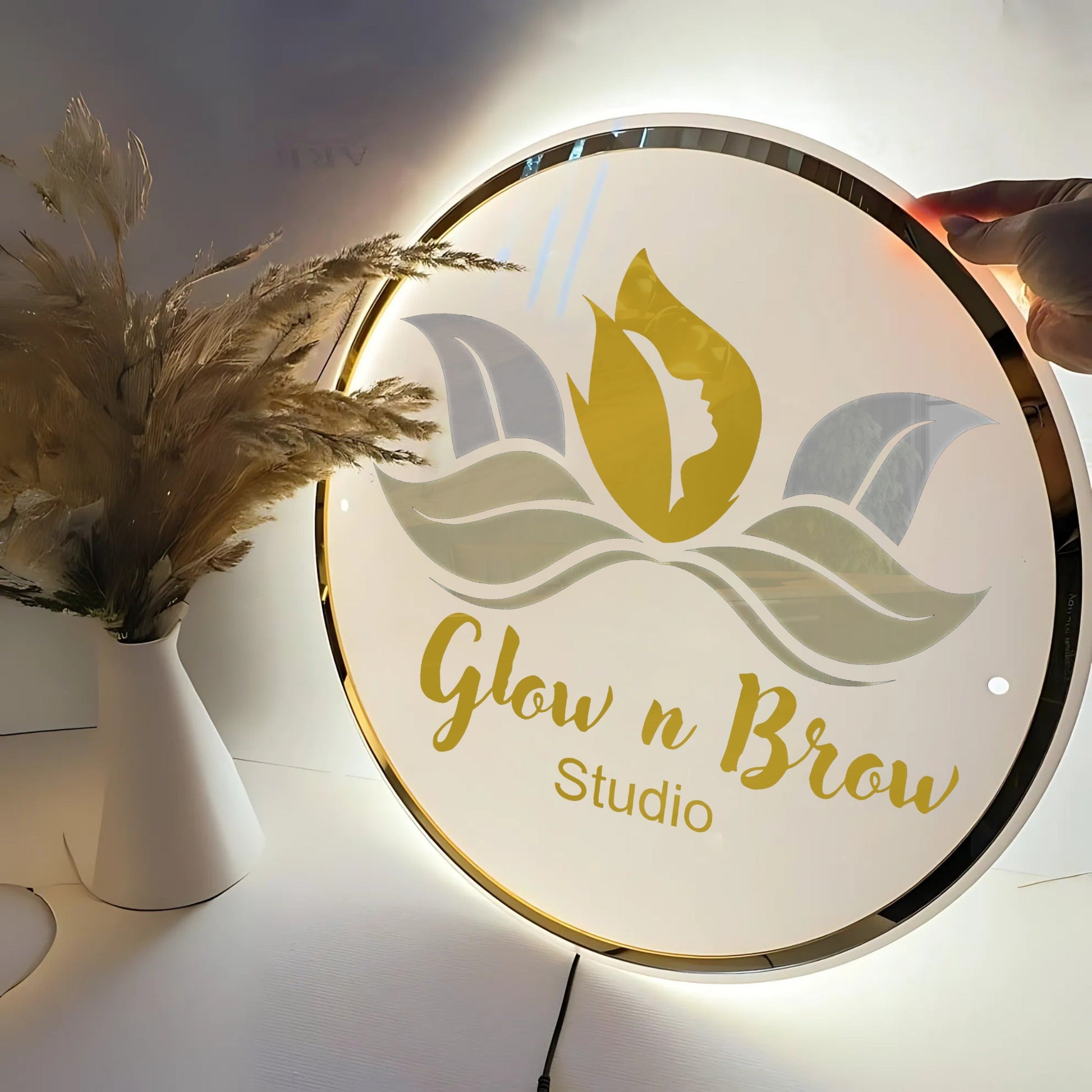 Custom Acrylic Backlit Sign For Hamaail Naqvi - Nova Pro Signs