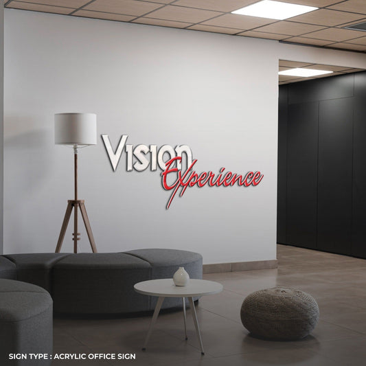 Custom Acrylic Office Sign for Mark Jury - Nova Pro Signs