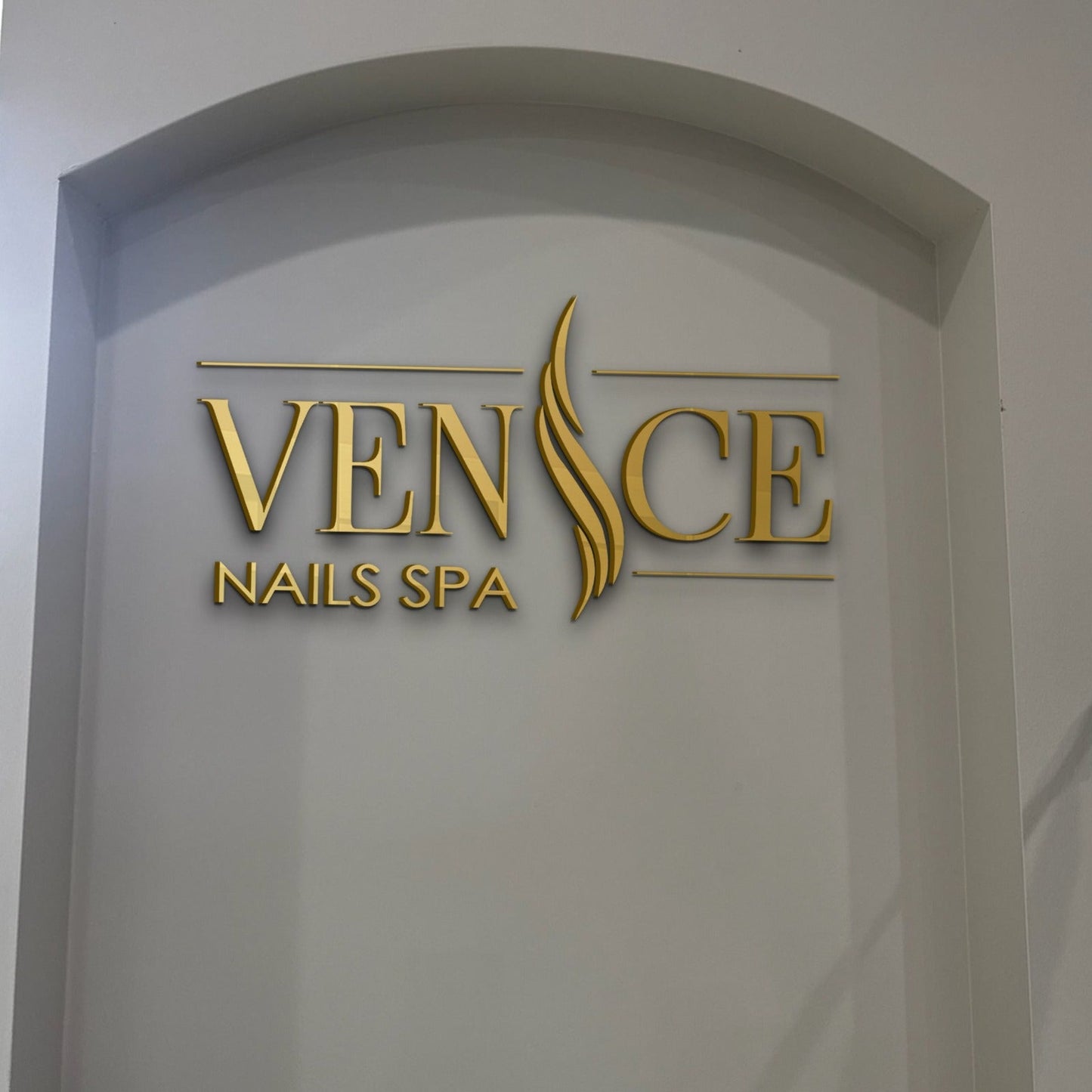 Custom 3D Metal Backlit Sign and 2D Metal Sign for Alicia Nguyen - Nova Pro Signs