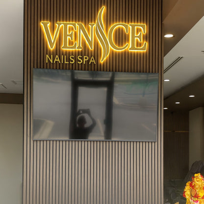 Custom 3D Metal Backlit Sign and 2D Metal Sign for Alicia Nguyen - Nova Pro Signs