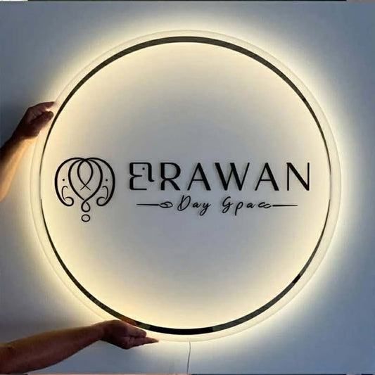 Custom Acrylic Backlit Sign for Angsumalin Buranacharuphan