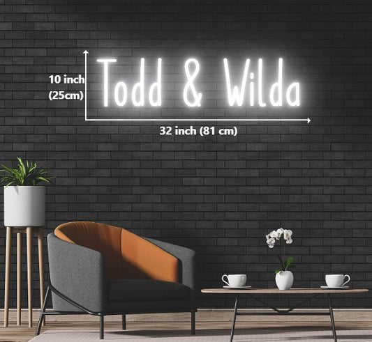 Custom LED Neon Sign for Todd Josephson