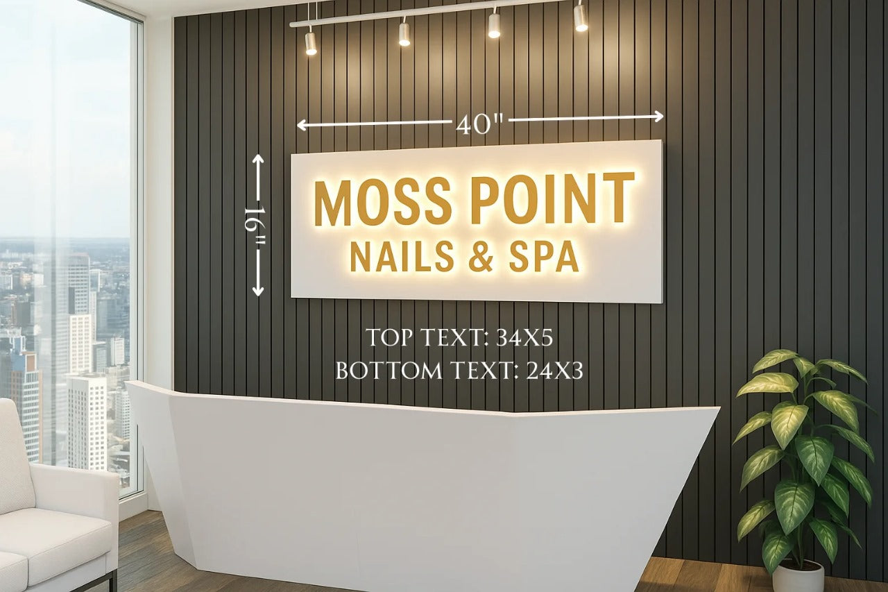 Custom Business Sign For Thuy nguyen - Nova Pro Signs