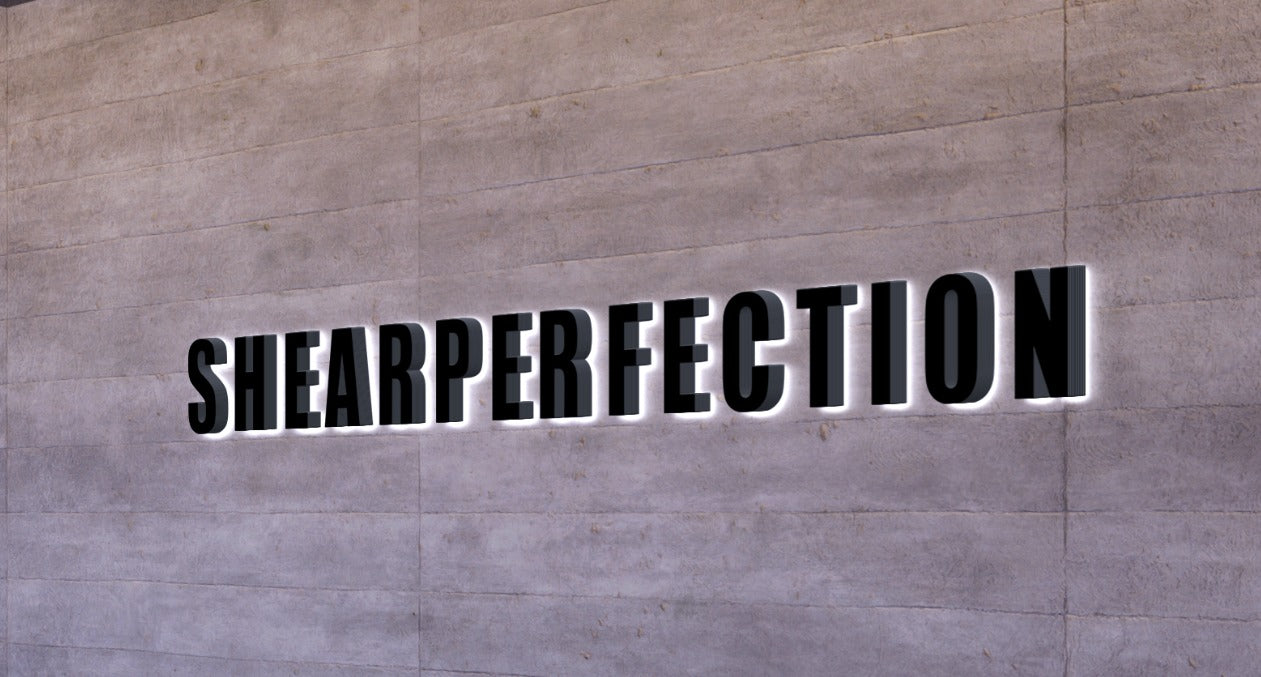 Custom 3D Metal Backlit Signs for Shear (50% Final) - Nova Pro Signs