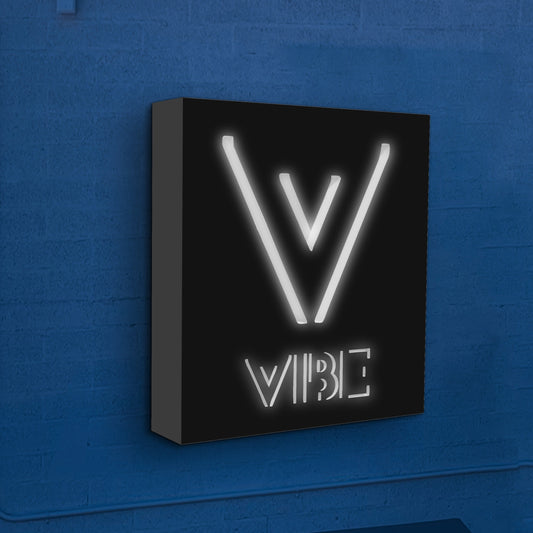 Custom Black Metal Cabinet Box for John - Nova Pro Signs