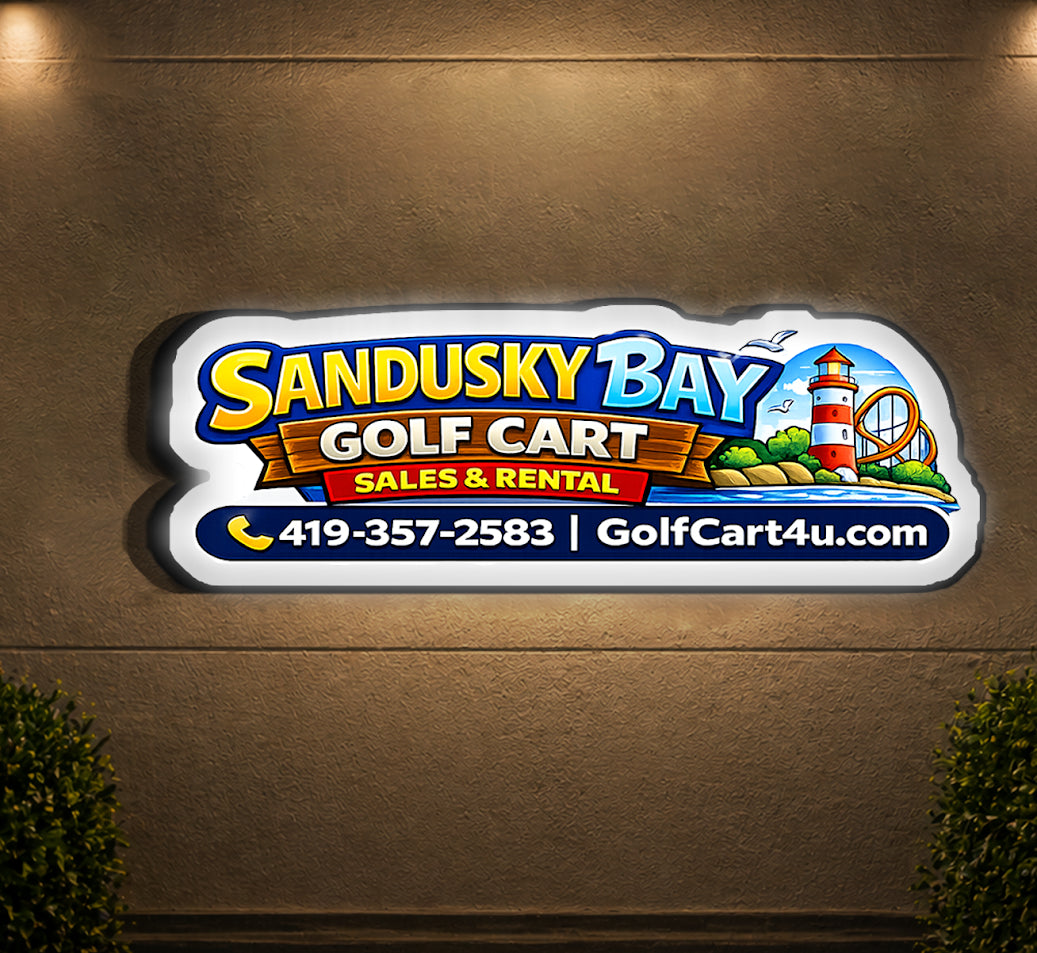 Custom Acrylic backlit sign for Dan MacGowan