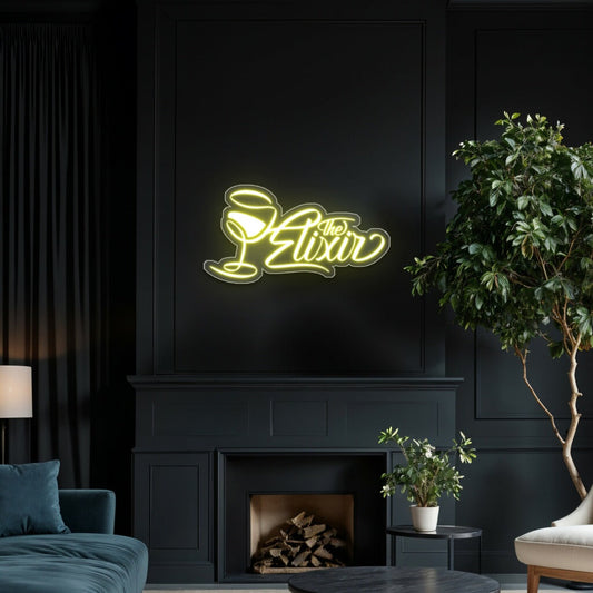 Custom The Elixir Led Neon Sign - Nova Pro Signs