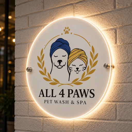 Custom Acrylic Backlit Sign for Ginnie Brooks