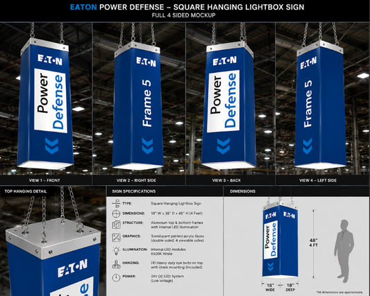 Custom Full Lighting Sign for Carolyn Hunter